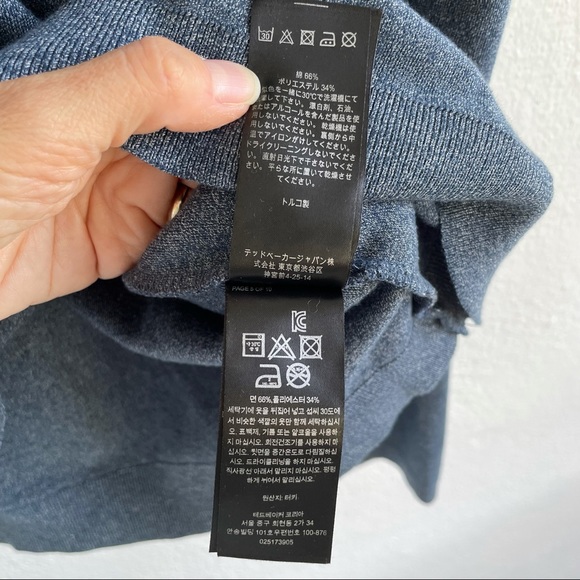 Ted Baker London Men's Long Sleeved Polo size 7 - Picture 12 of 15